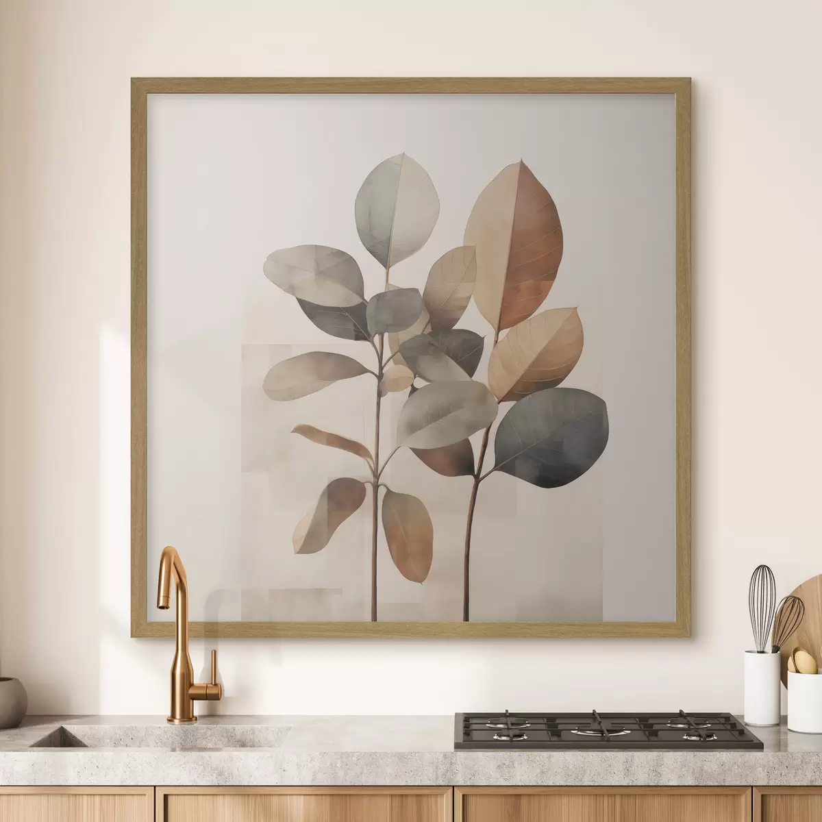 Poster Feuilles et espoir f48413