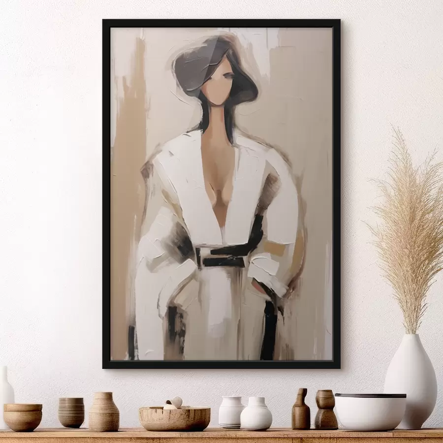 Papier peint Art figuratif minimaliste f48427