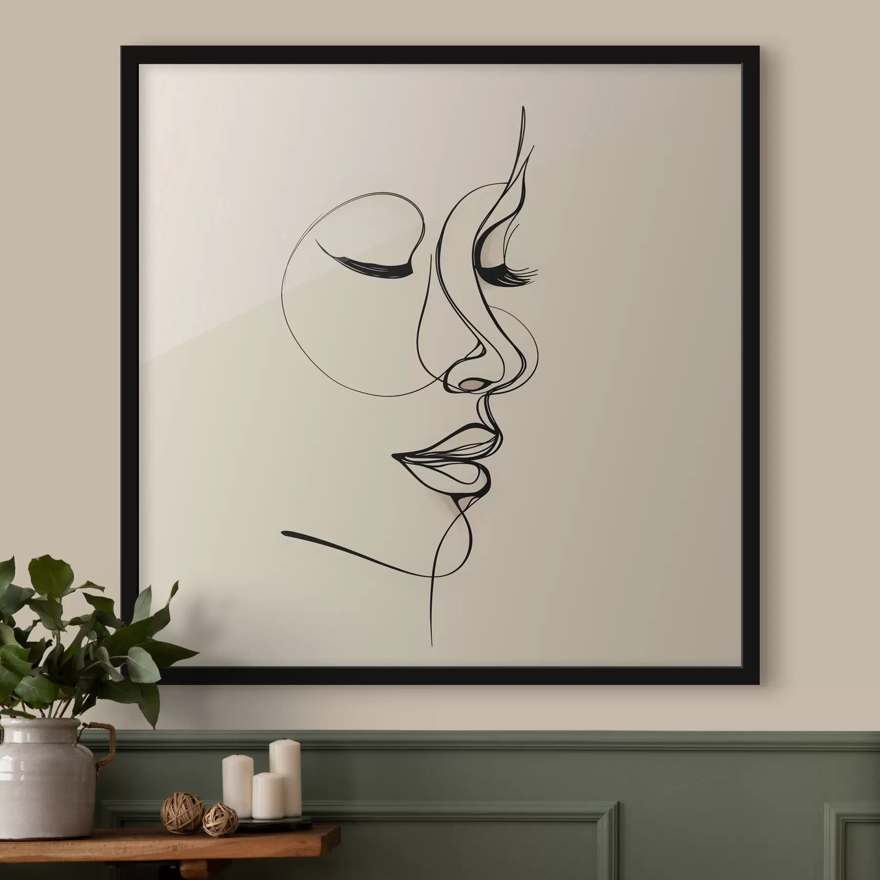 Papier peint Esquisse au trait f48429