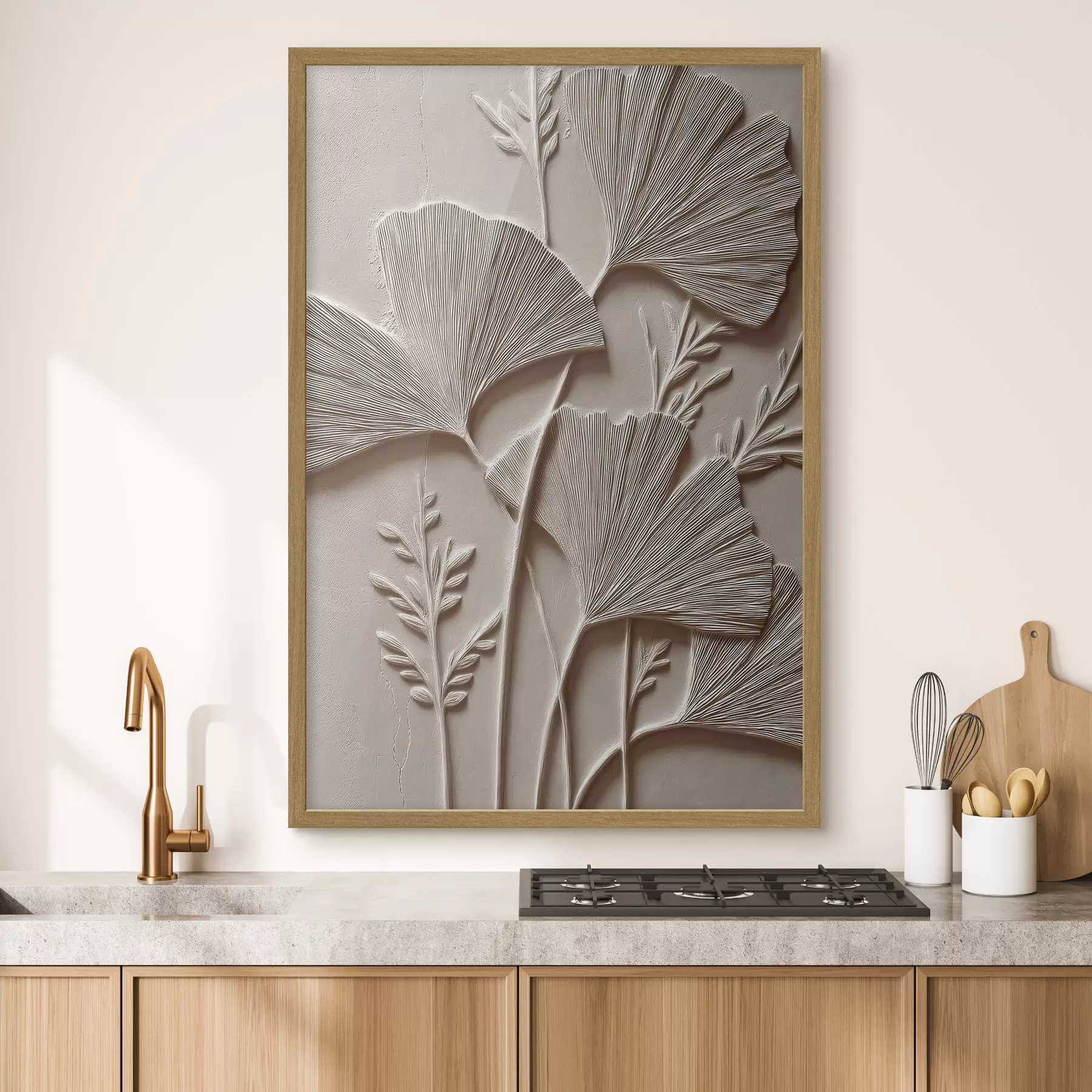 Papier peint Texture murale botanique f48449