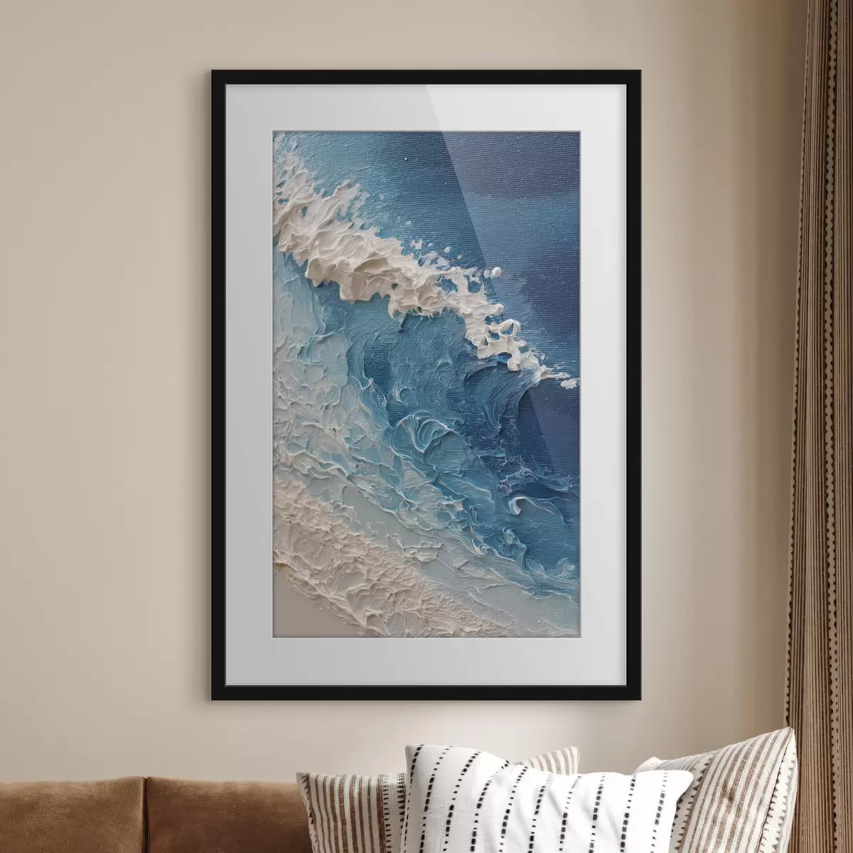 Poster Vue sur le littoral f48451