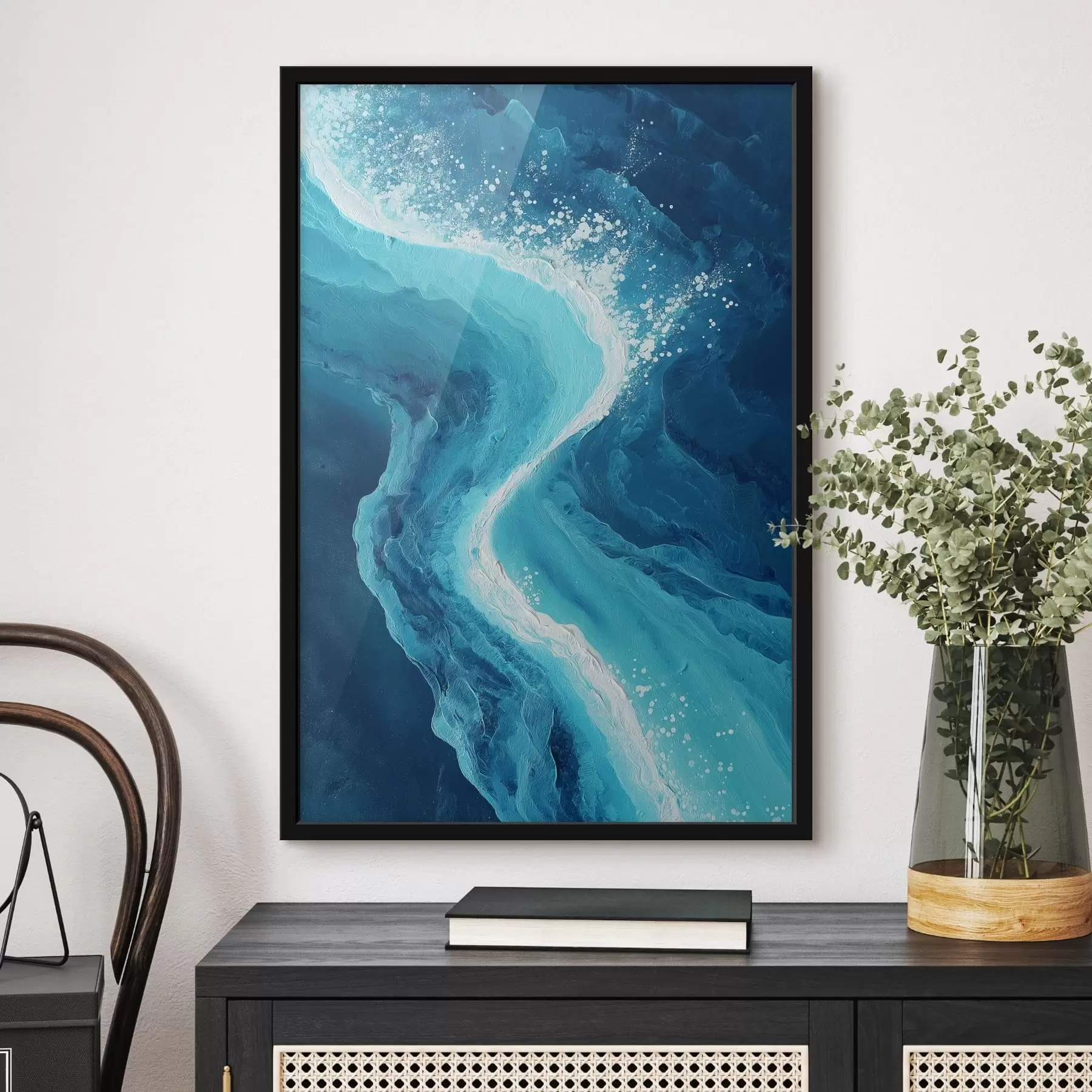 Papier peint Motif « Vagues de l'océan » f48452