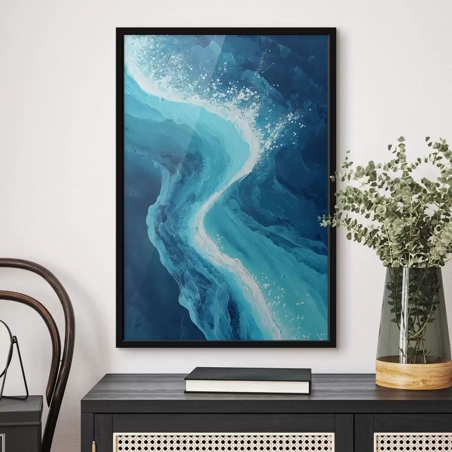 Papier peint Motif « Vagues de l'océan » f48452