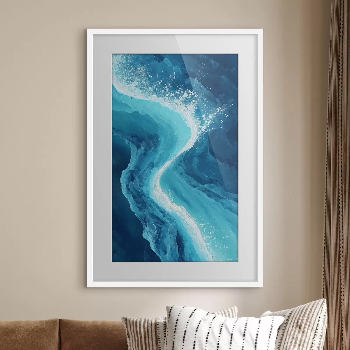 Poster Motif « Vagues de l'océan » f48452