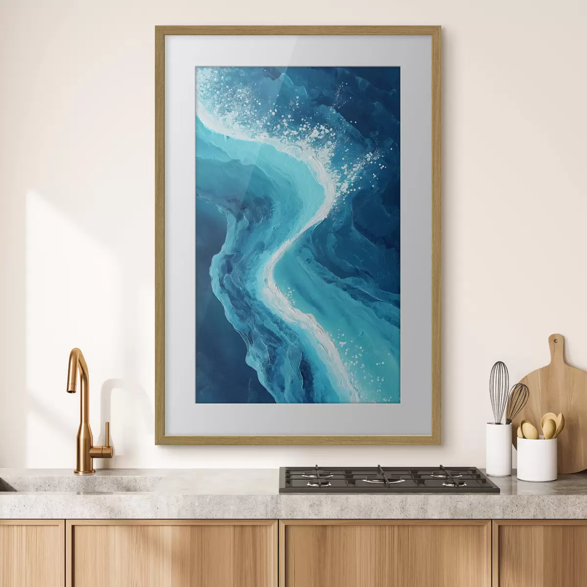Poster Motif « Vagues de l'océan » f48452