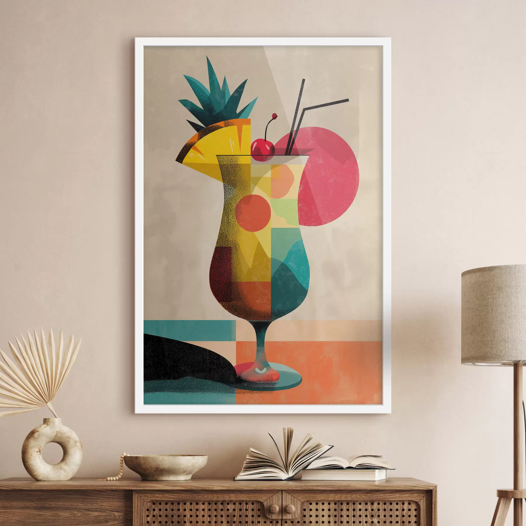 Papier peint Illustration d'un cocktail de fruits f48471