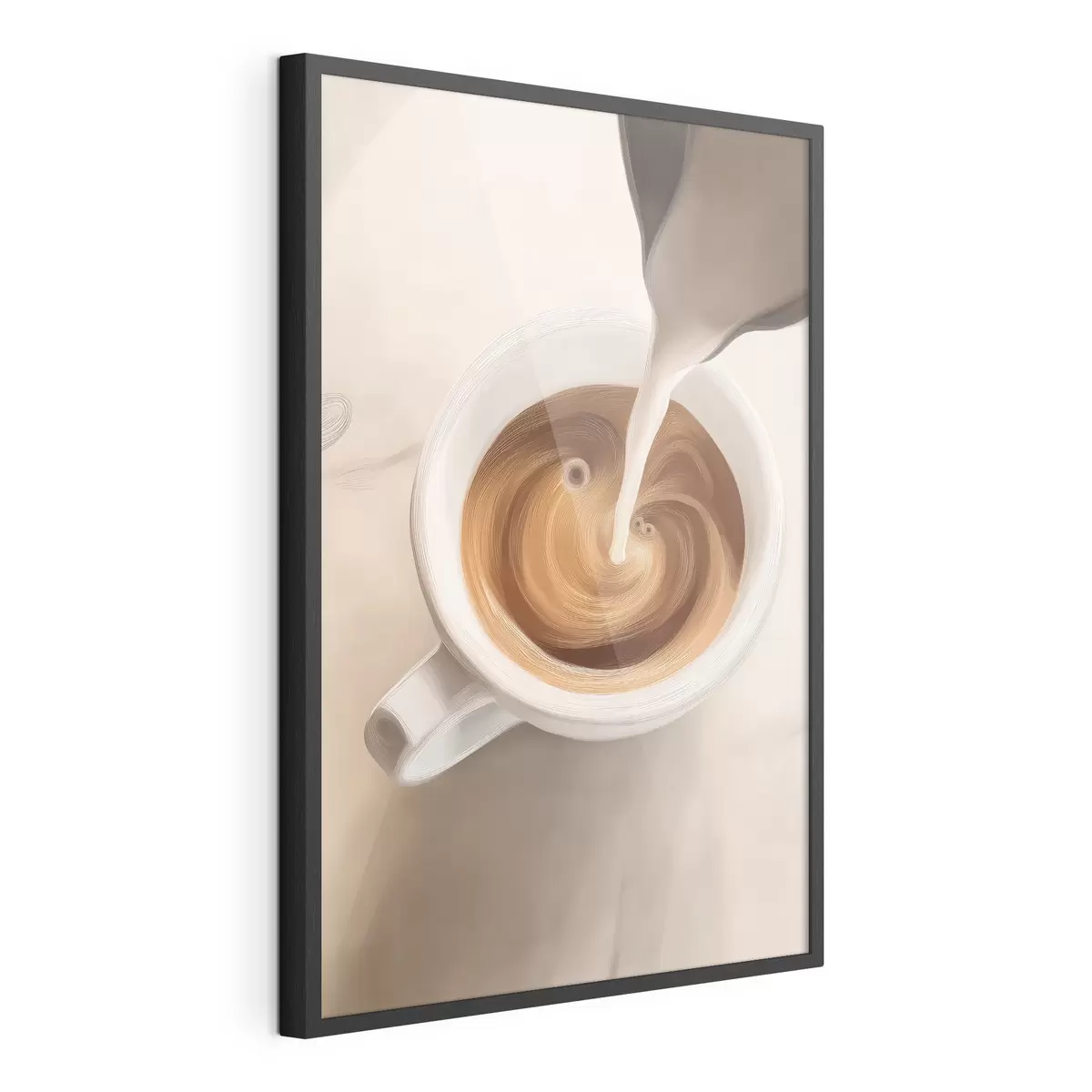 Poster Gros plan sur une tasse de café f48475