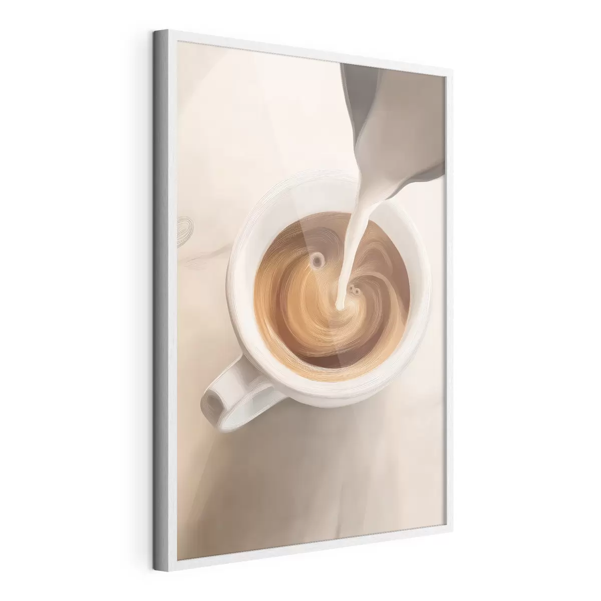 Poster Gros plan sur une tasse de café f48475