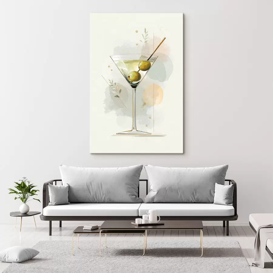 Tableau Verre à martini s48436