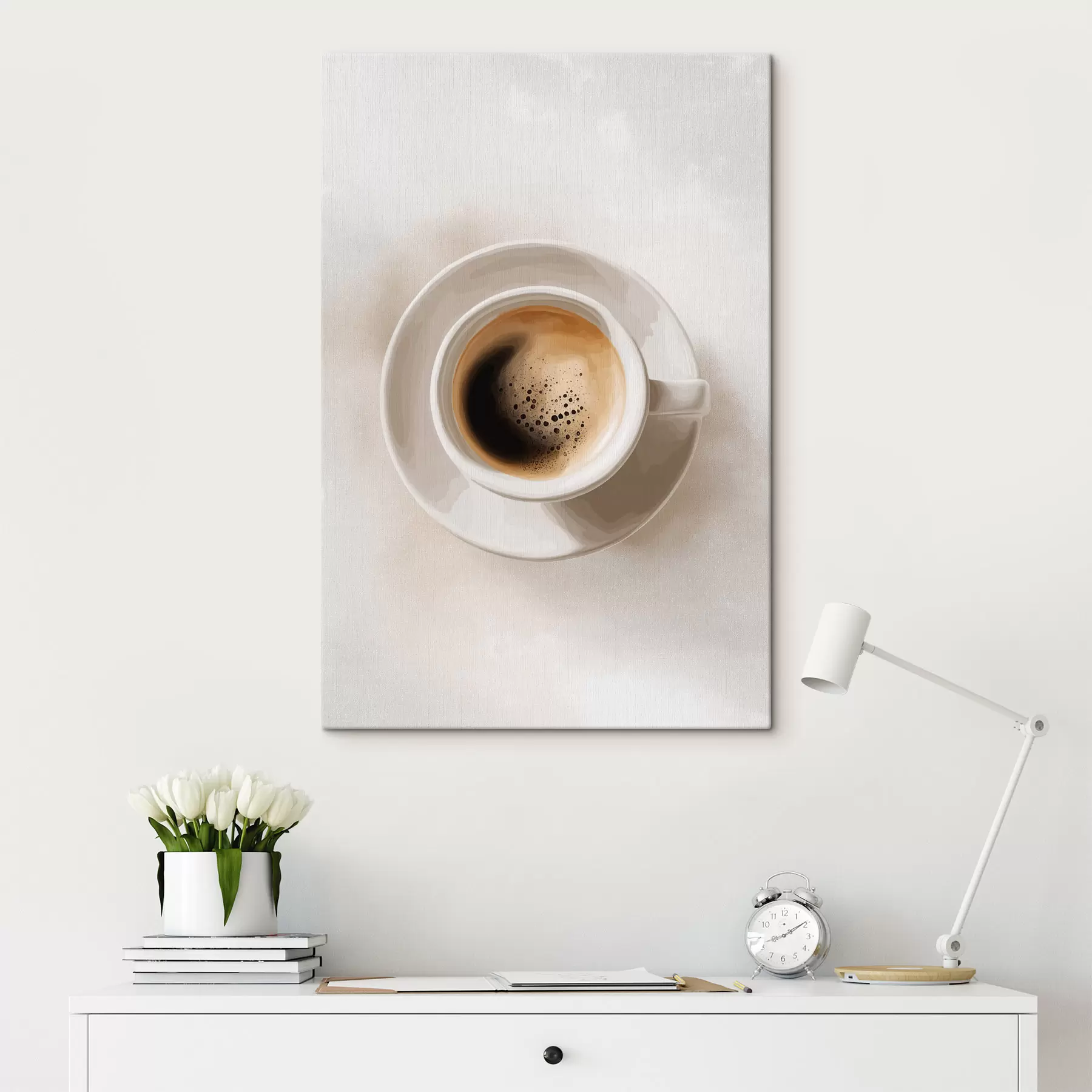 Tableau Vue de dessus de l'Espresso s48443