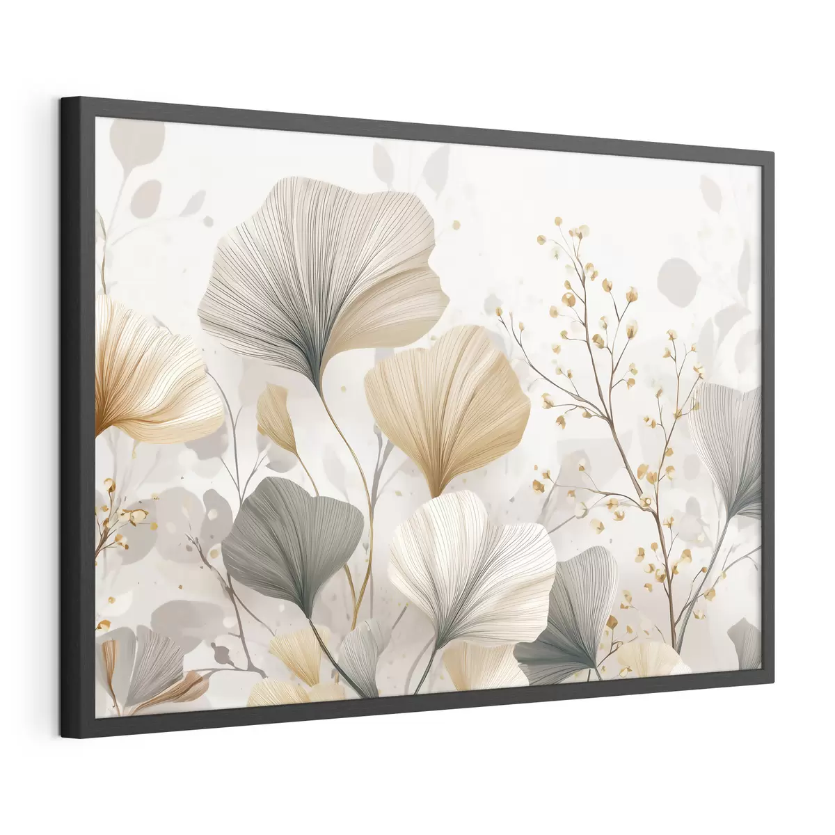Poster Jardin de feuilles en éventail f48486