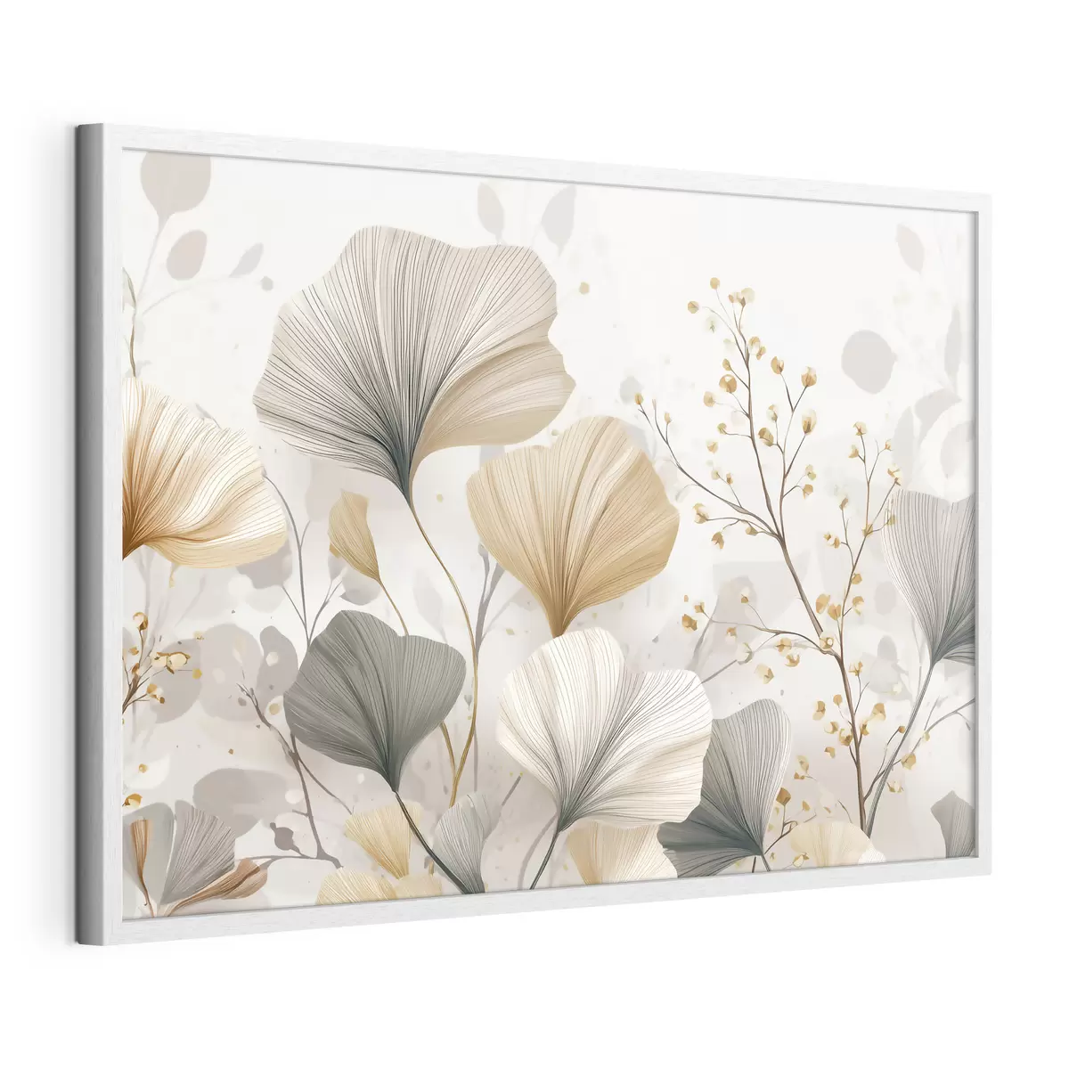 Poster Jardin de feuilles en éventail f48486