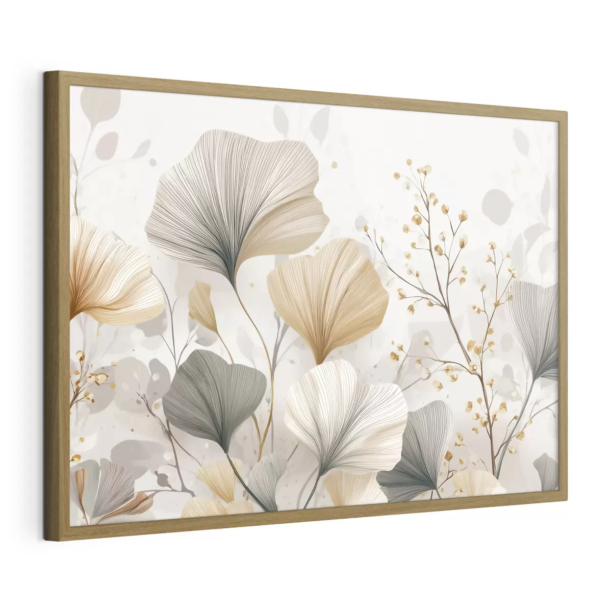 Poster Jardin de feuilles en éventail f48486