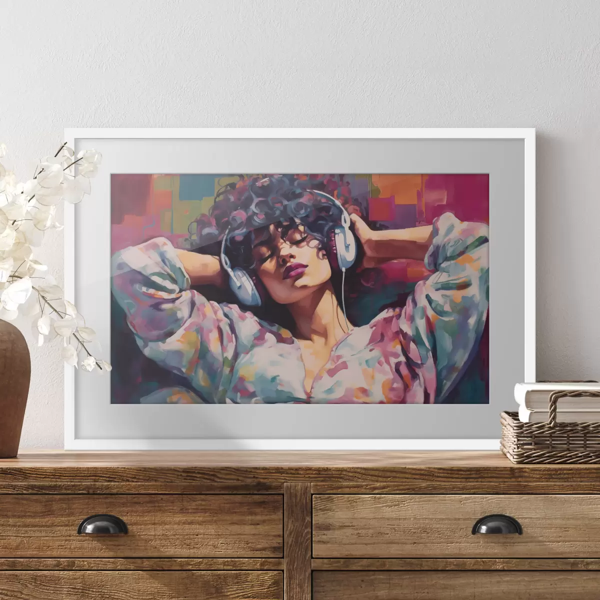 Poster Femme et chaleur f48335