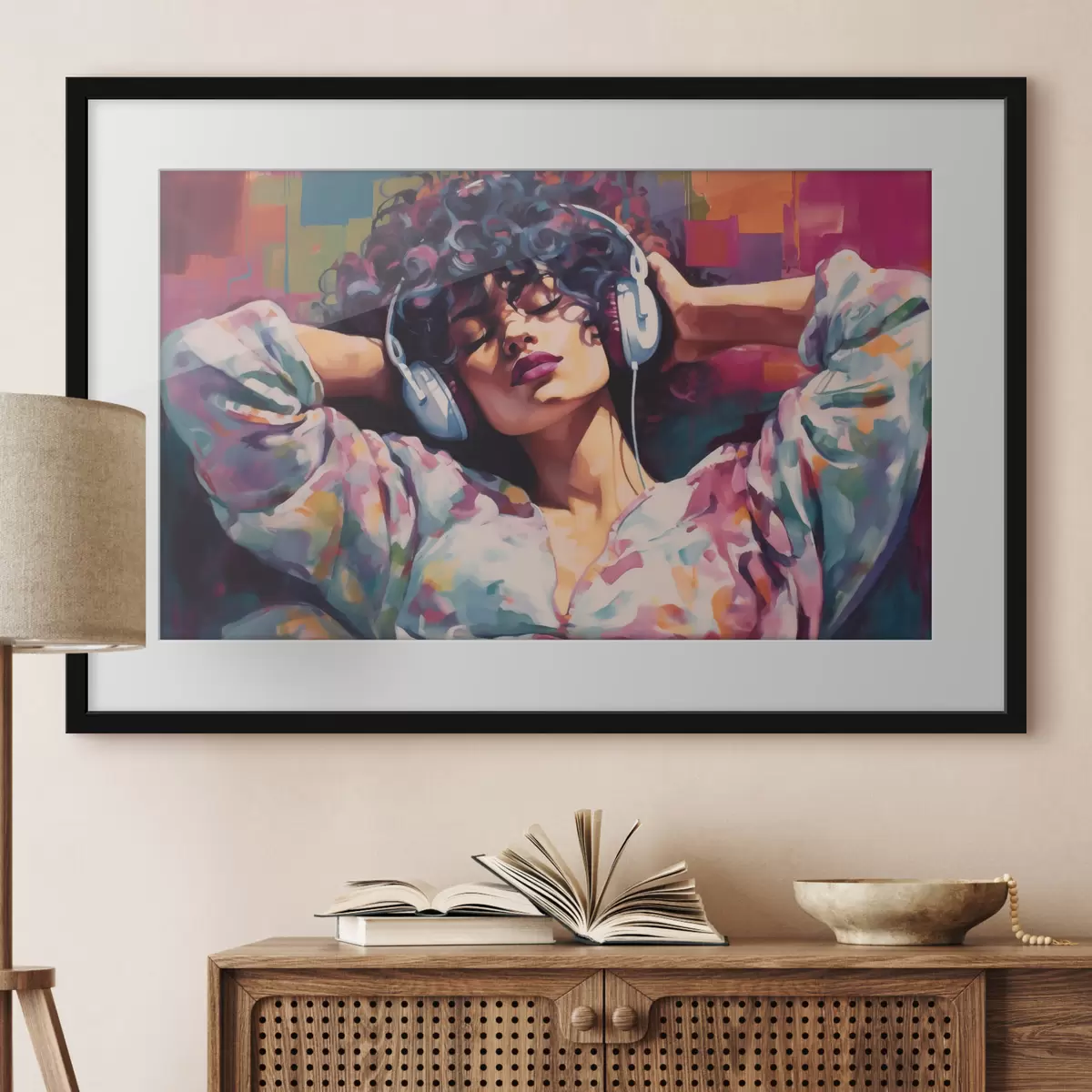Poster Femme et chaleur f48335