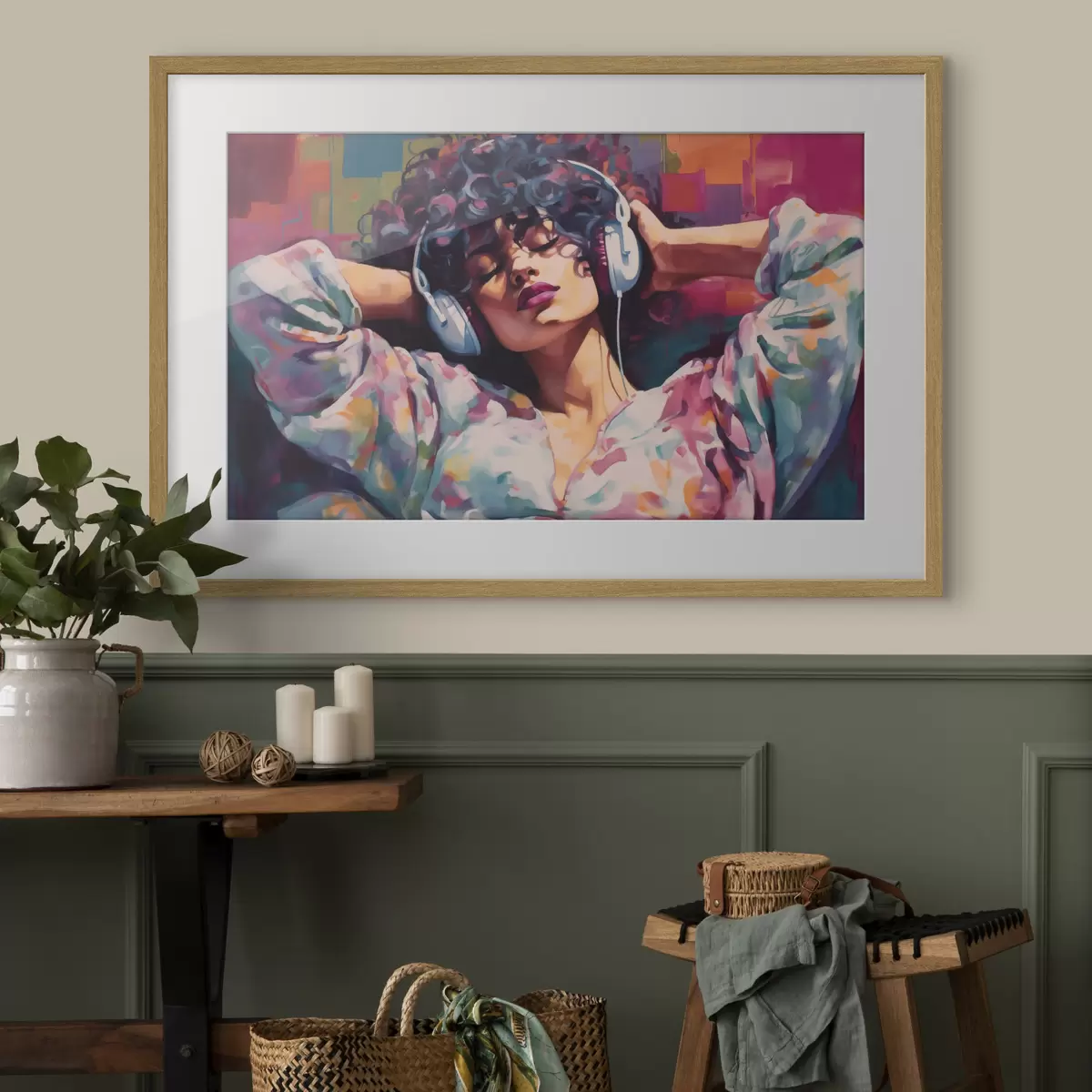 Poster Femme et chaleur f48335