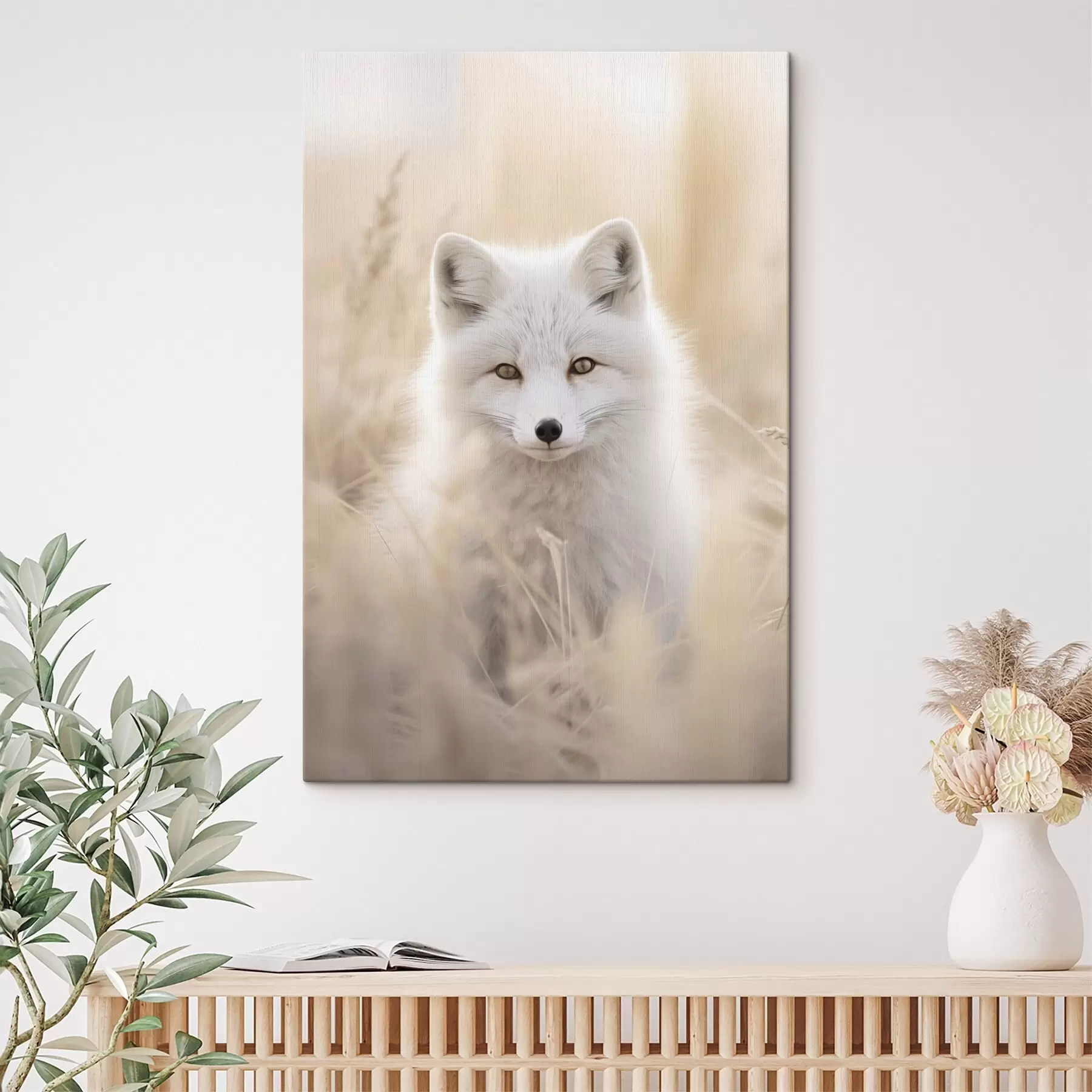 Tableau Renard arctique s48498