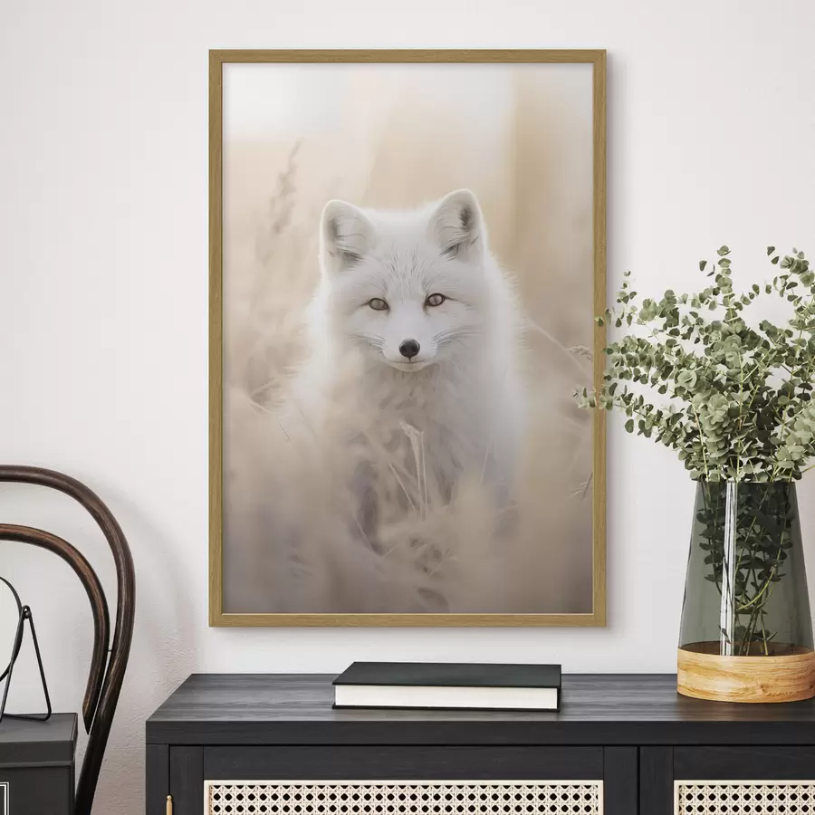Papier peint Renard arctique f48498