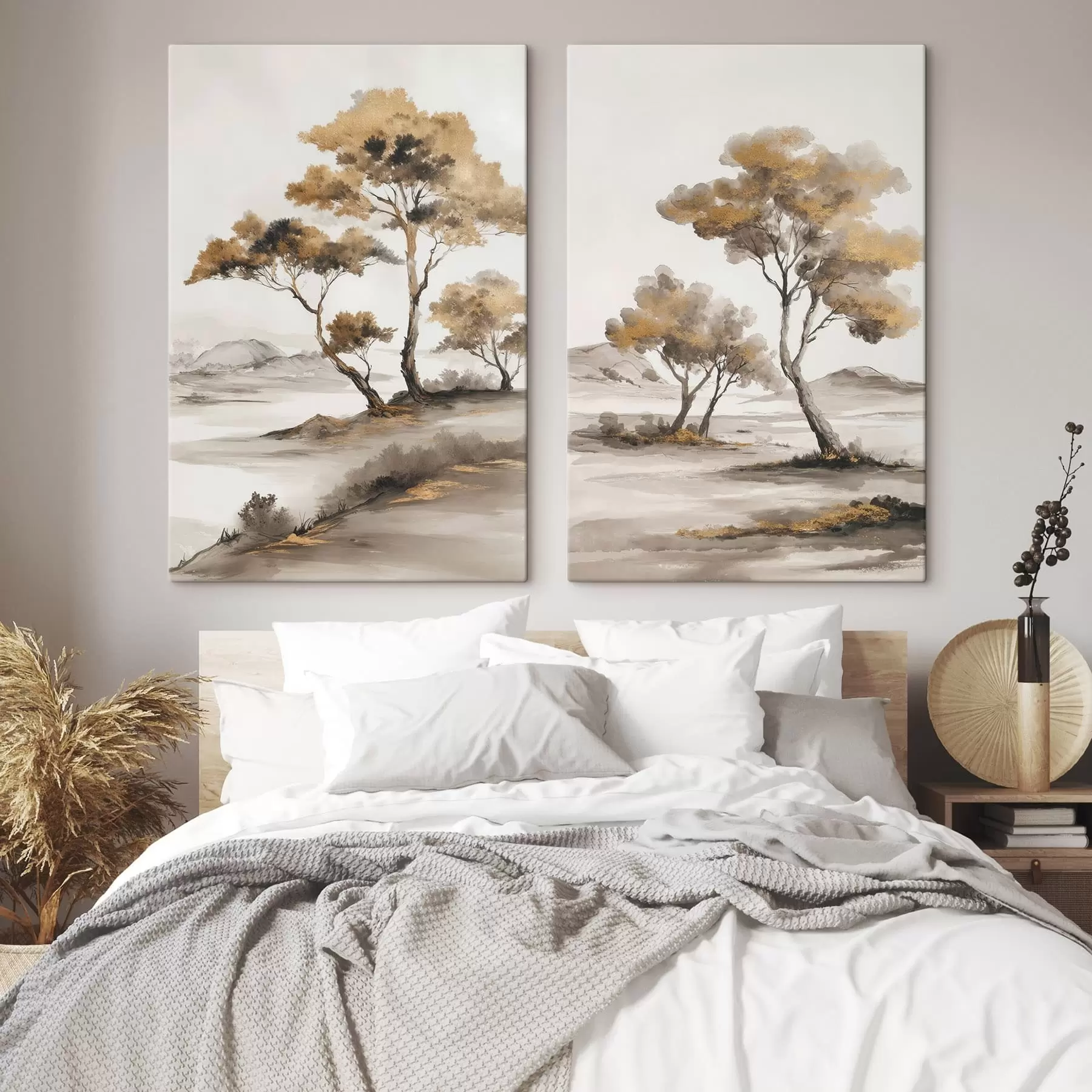 Tableau Paysage avec des arbres m30154