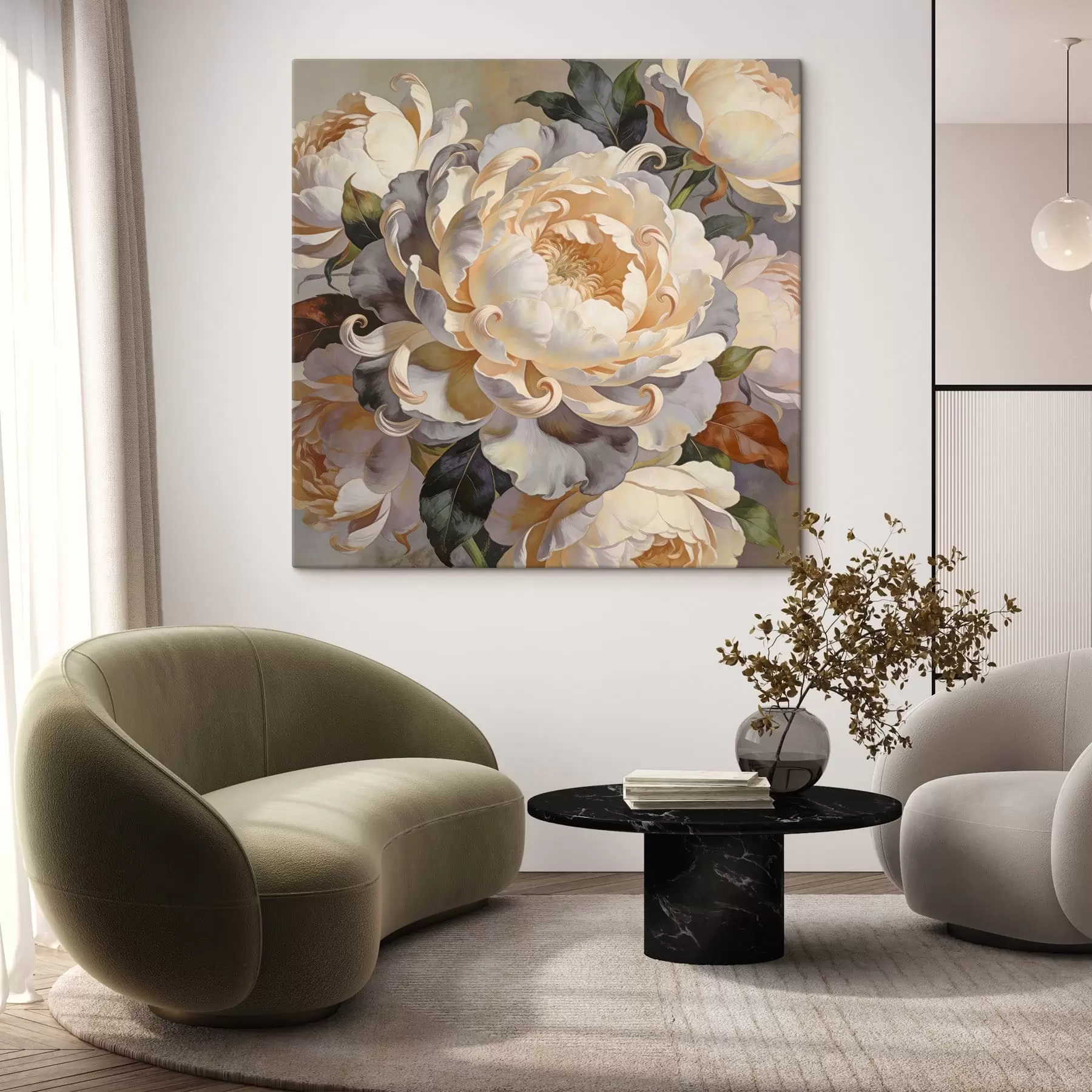 Tableau Grandes fleurs s48282