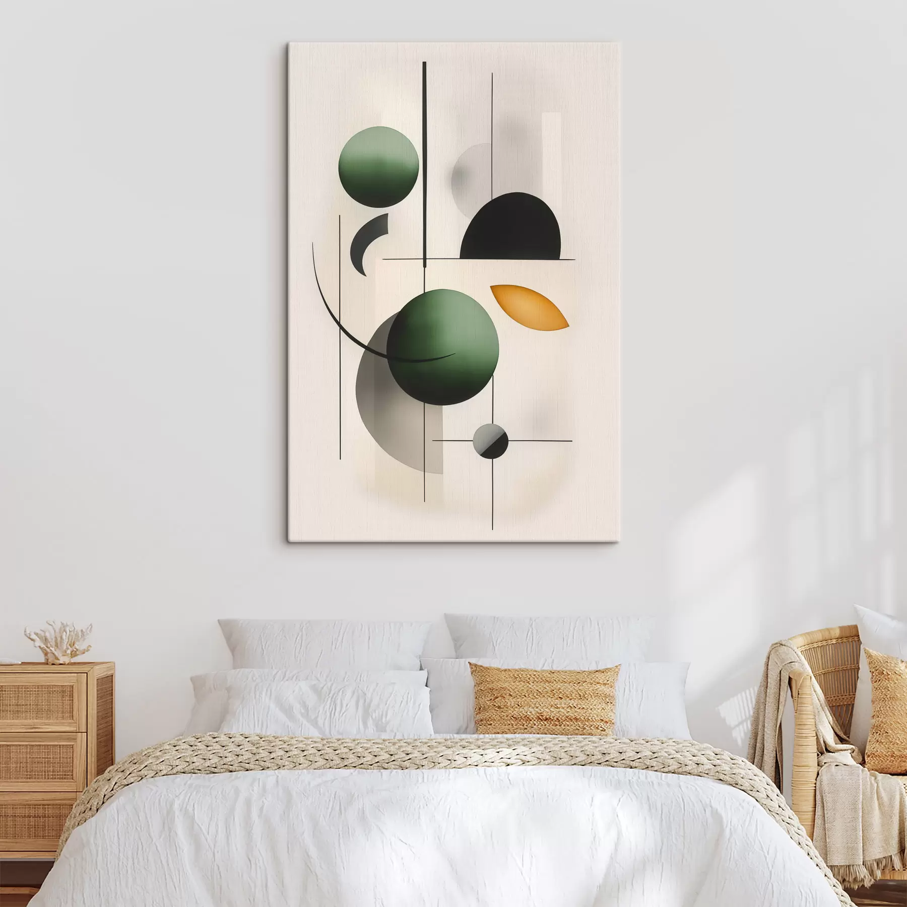 Tableau Abstraction avec des cercles s48284