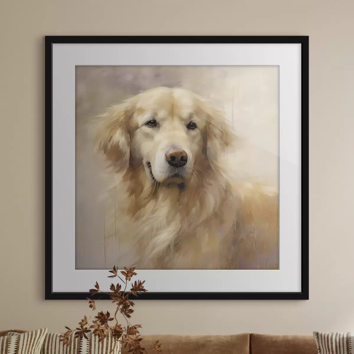 Poster Portrait d'un chien de chasse f48222