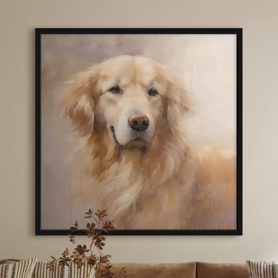 Papier peint Portrait d'un chien de chasse f48222