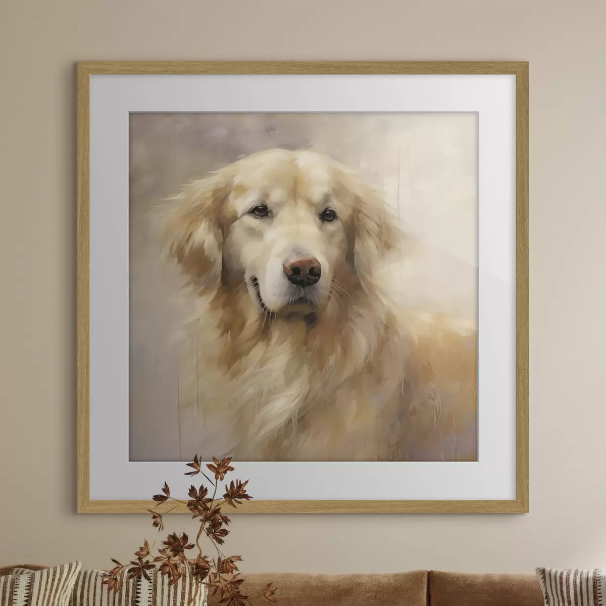 Poster Portrait d'un chien de chasse f48222