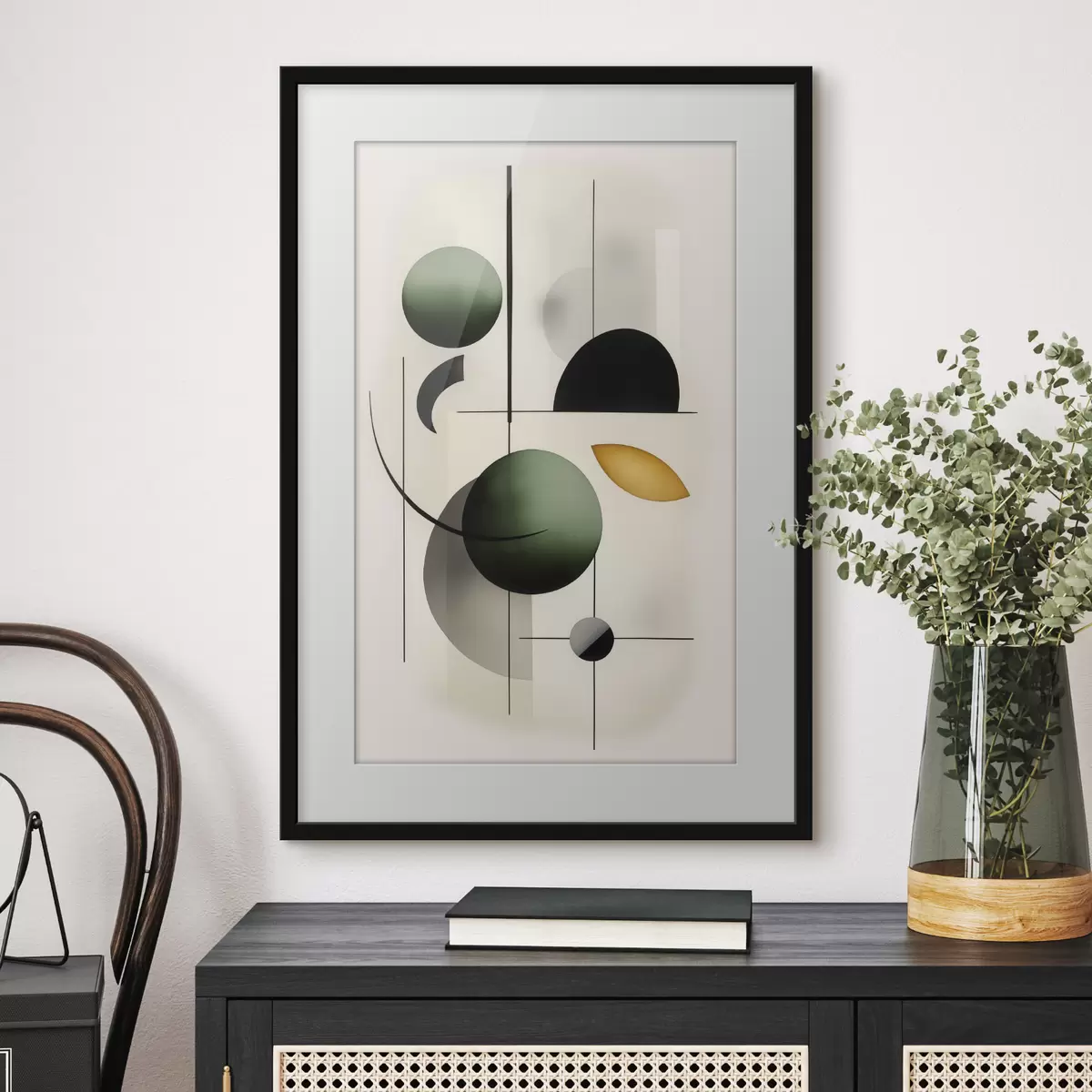 Poster Cercles et joie f48284