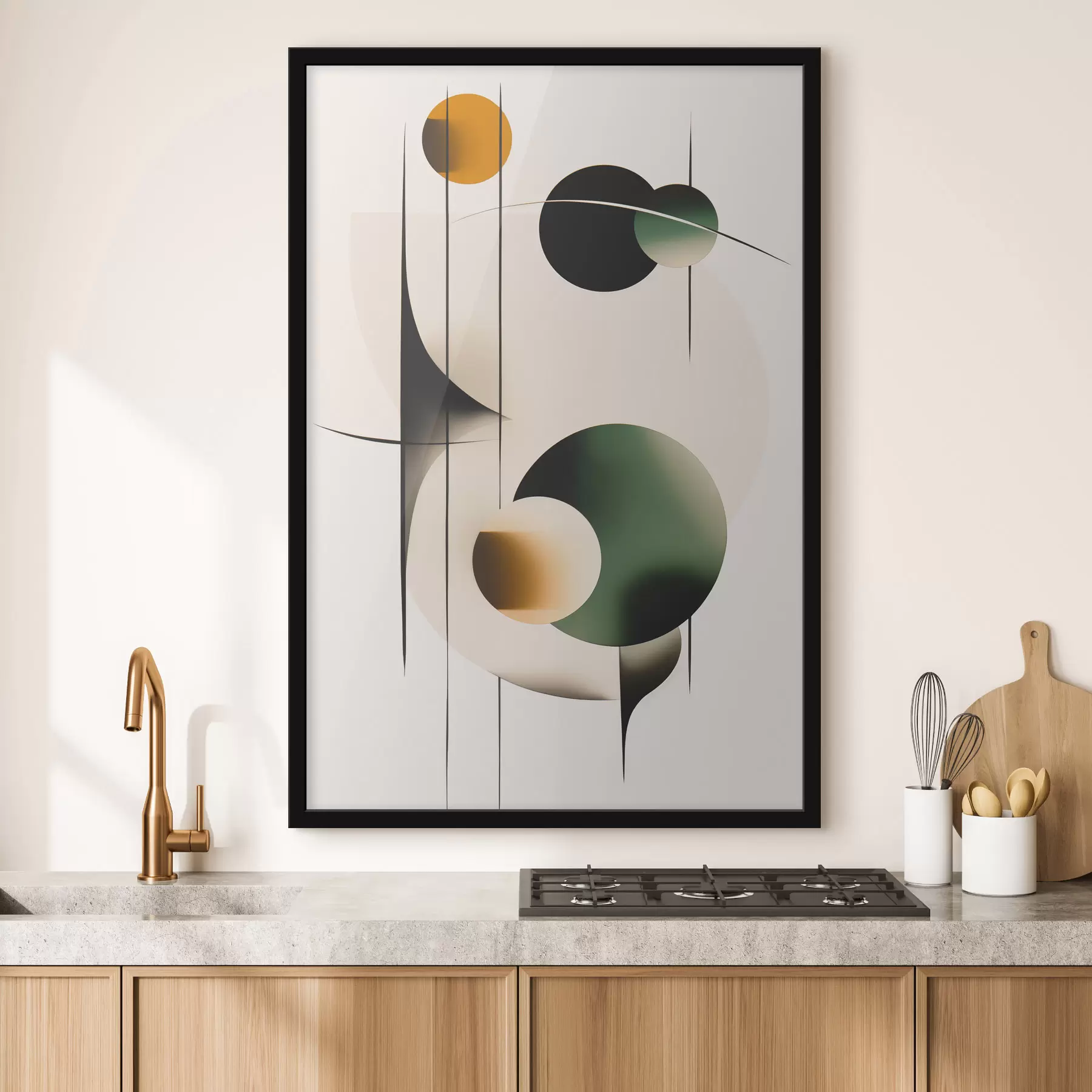 Papier peint Cercles et sérénité f48285