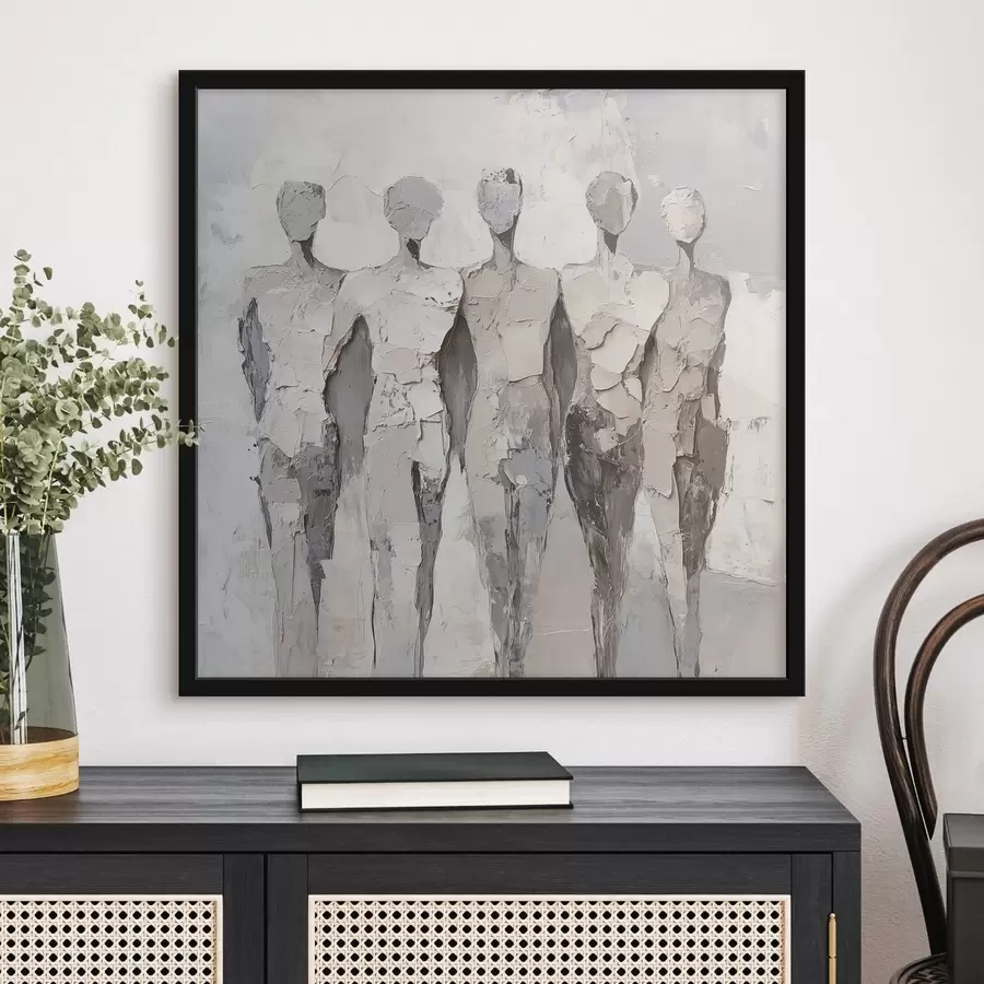 Papier peint Silhouettes abstraites modernes f48286