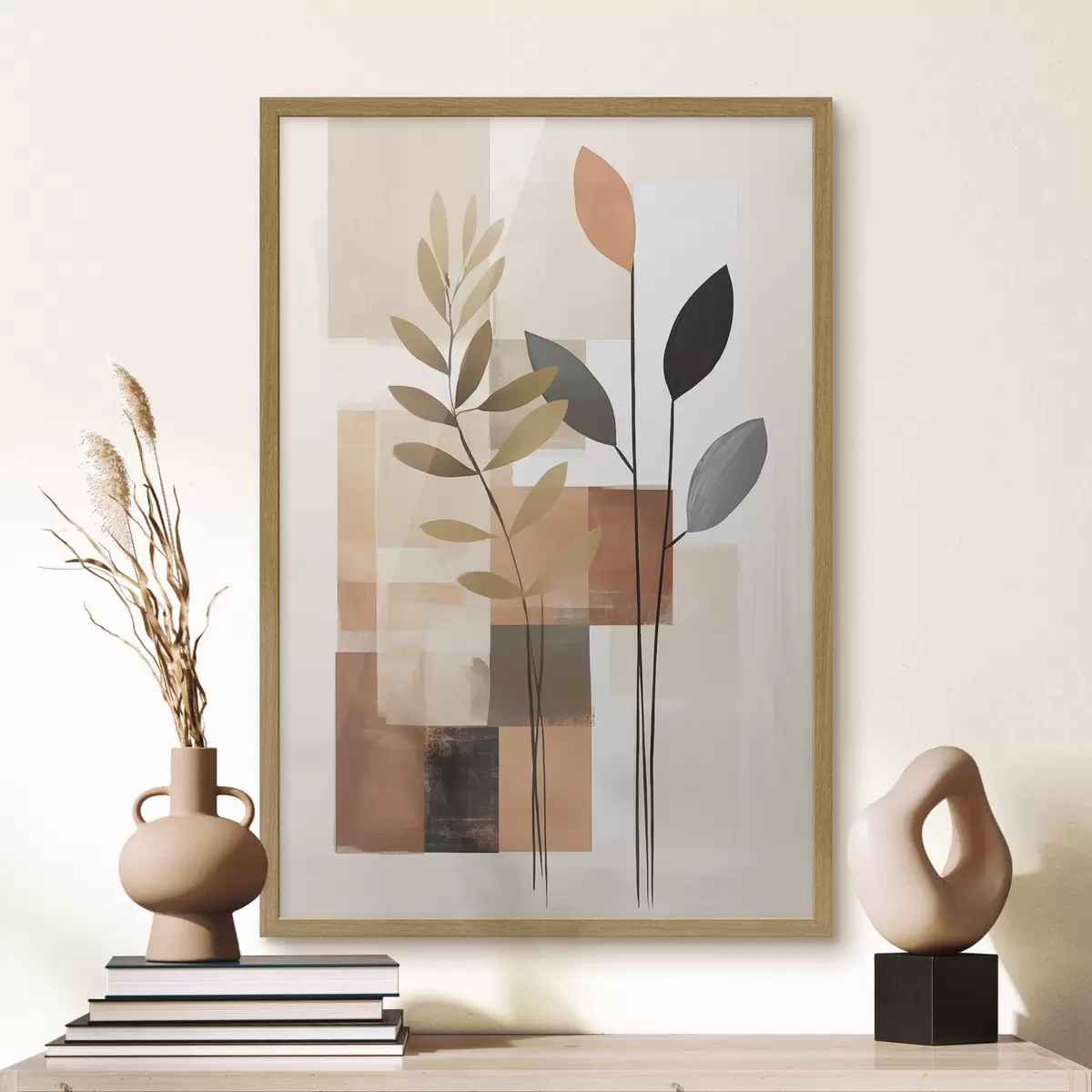 Poster Composition botanique abstraite f48516