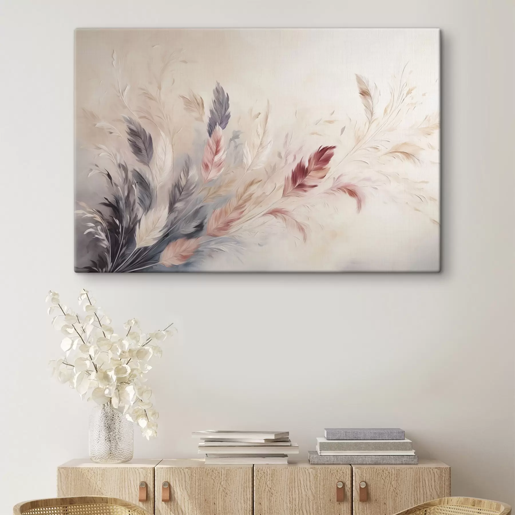 Papier peint Le doux balancement des herbes s48537