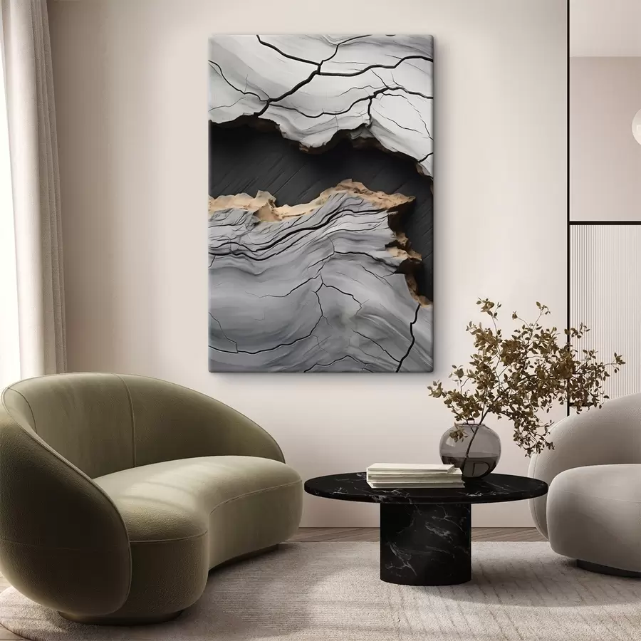 Tableau La profondeur de la pierre s48541