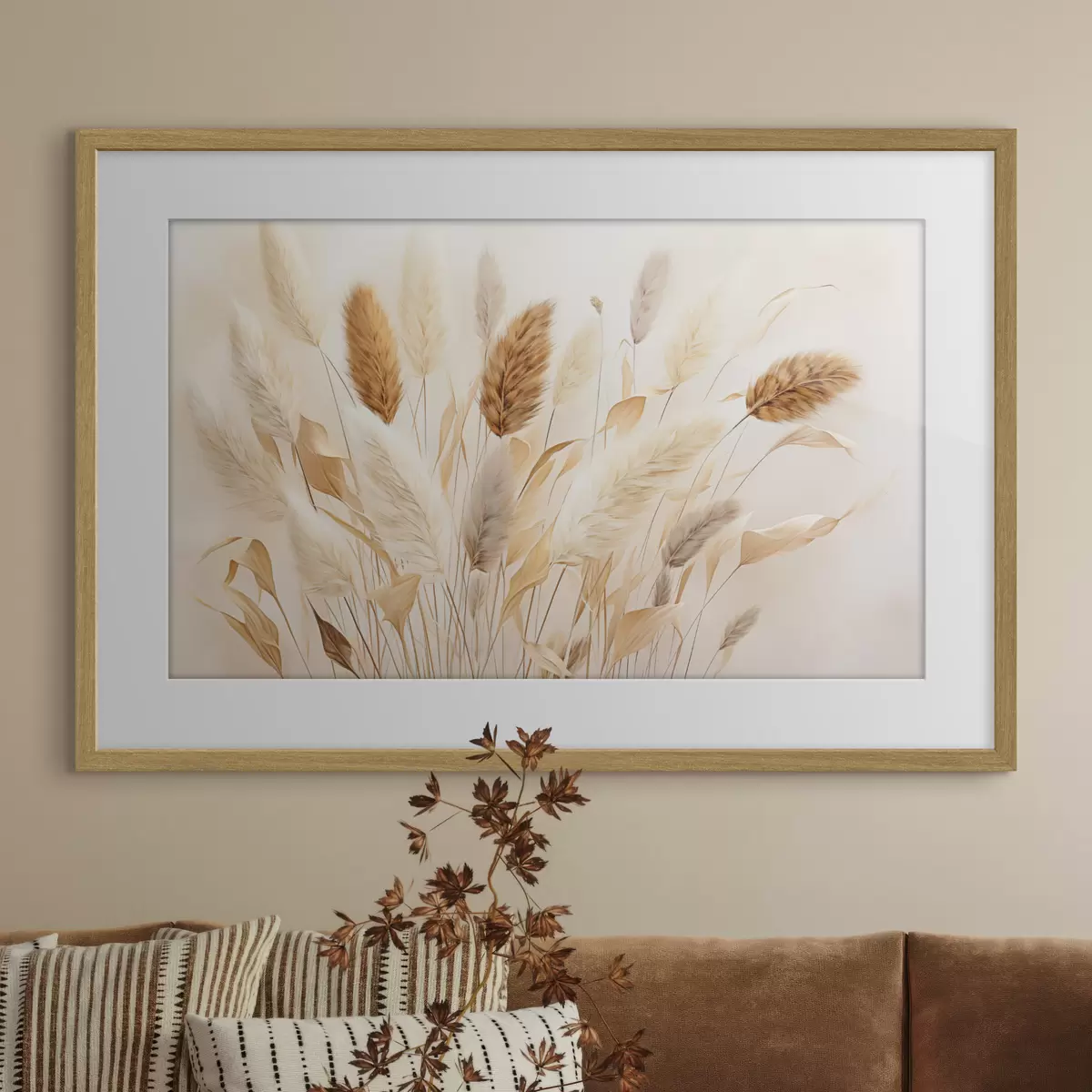 Poster Champ doré f48536