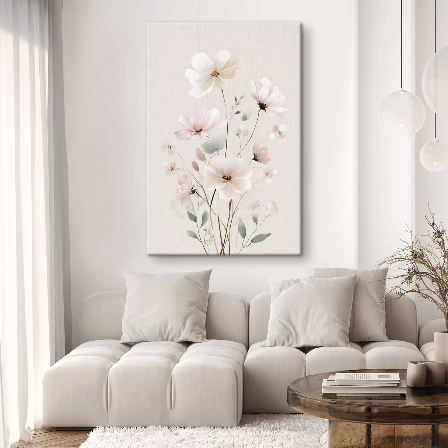 Tableau des fleurs sauvages délicates s48533