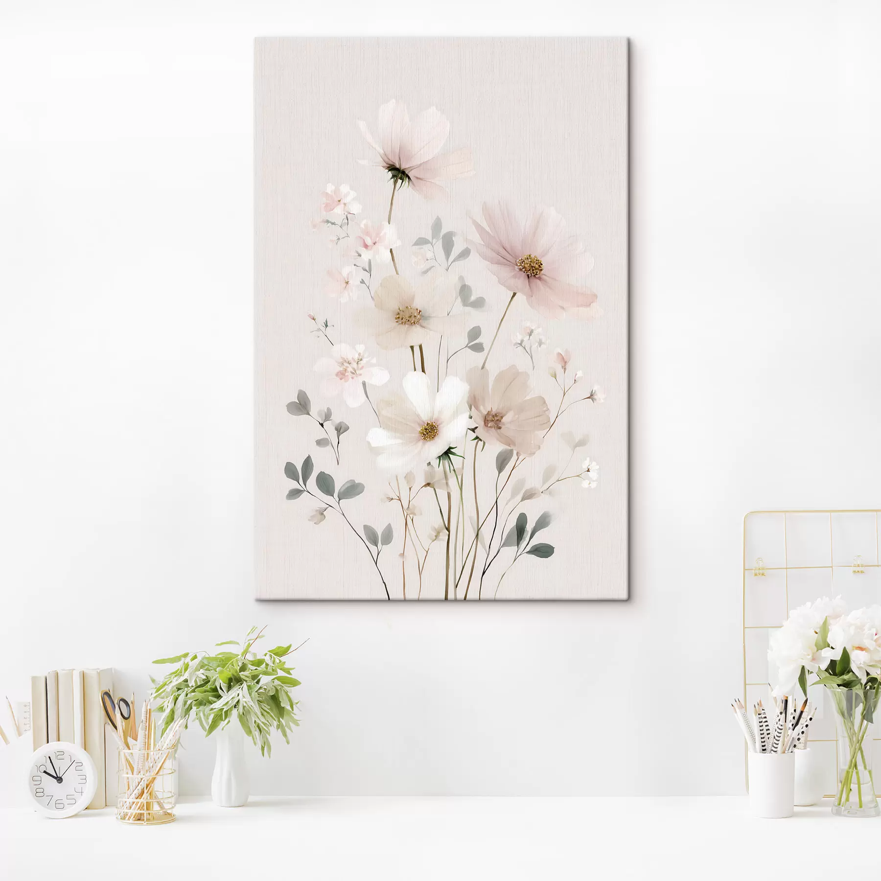 Tableau des fleurs sauvages délicates s48534