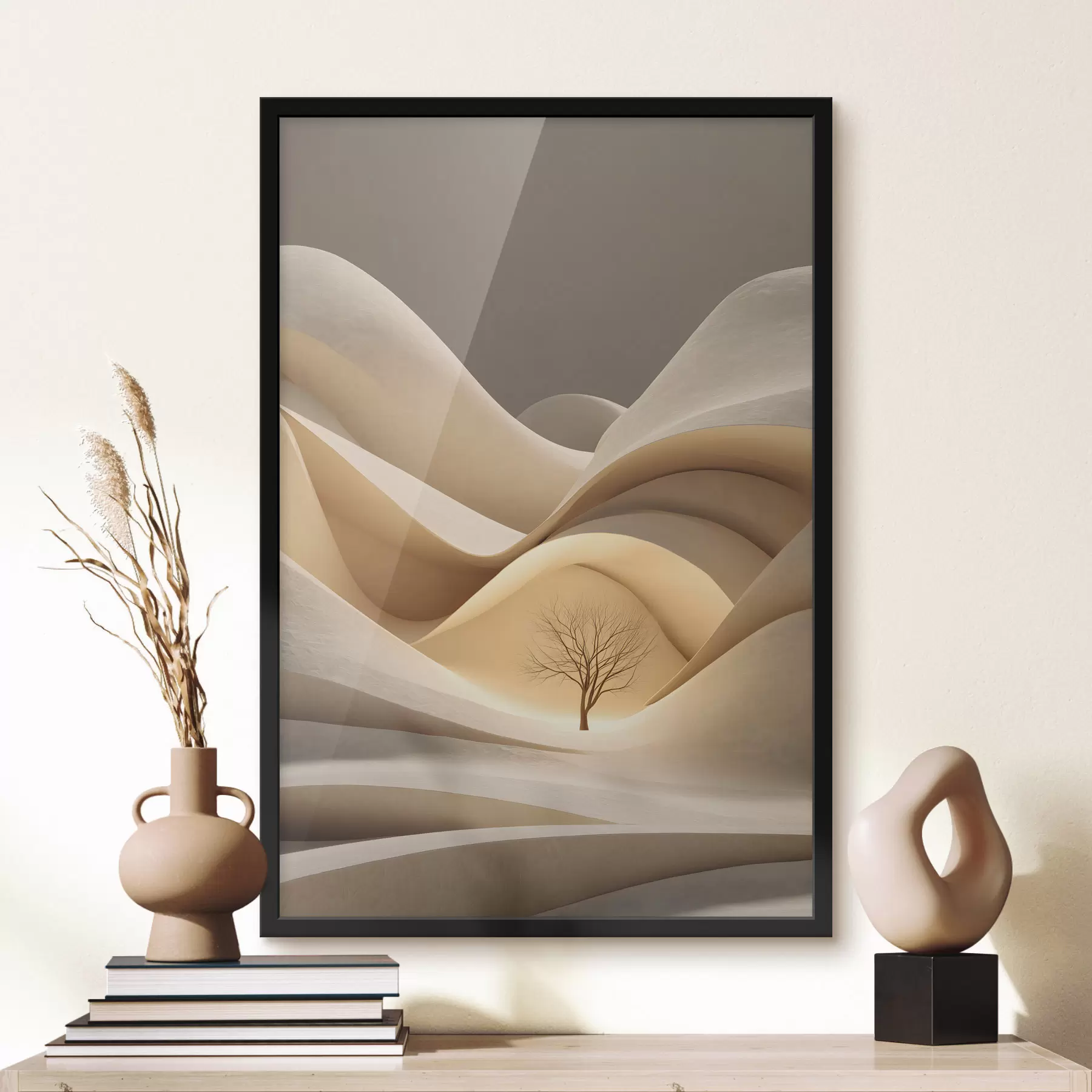 Papier peint un visage féminin abstrait de profil f48529