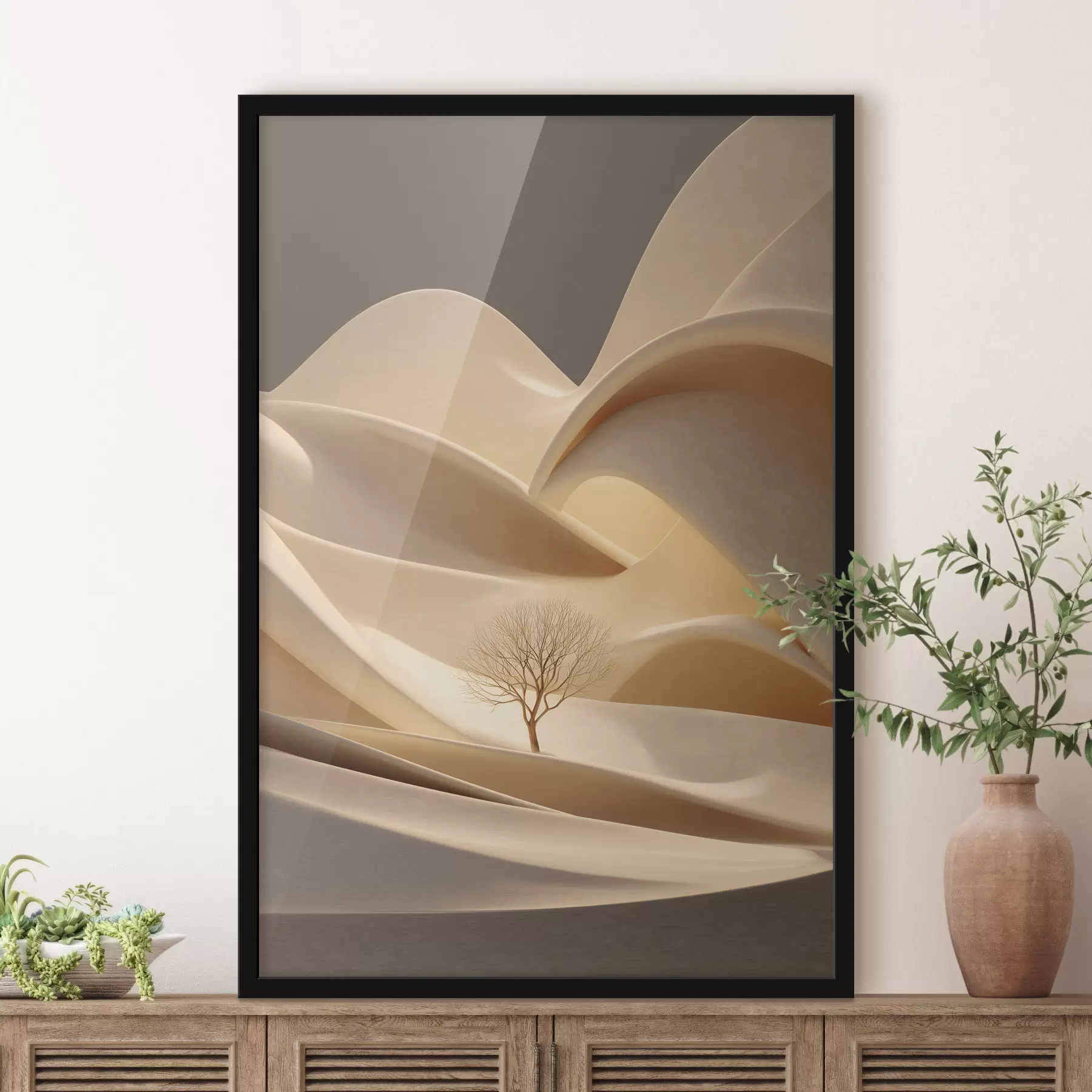 Papier peint un lion majestueux peint à l'aquarelle f48530