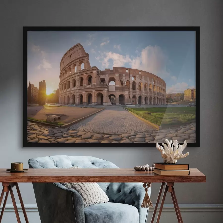 Papier peint une jeune fille romantique au bord de la mer, coiffée d'un chapeau f48552