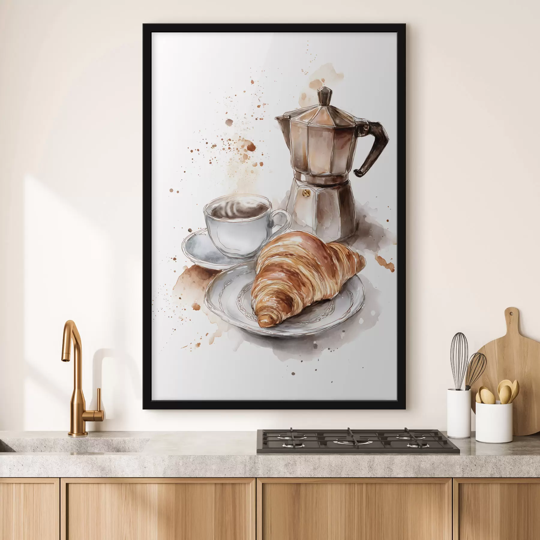 Papier peint l'image de Jésus dans l'eau f48555