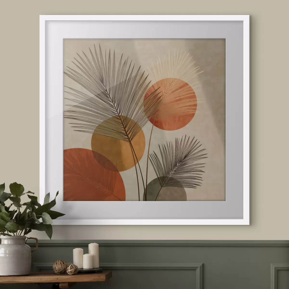 Poster Palmes et charme f48557