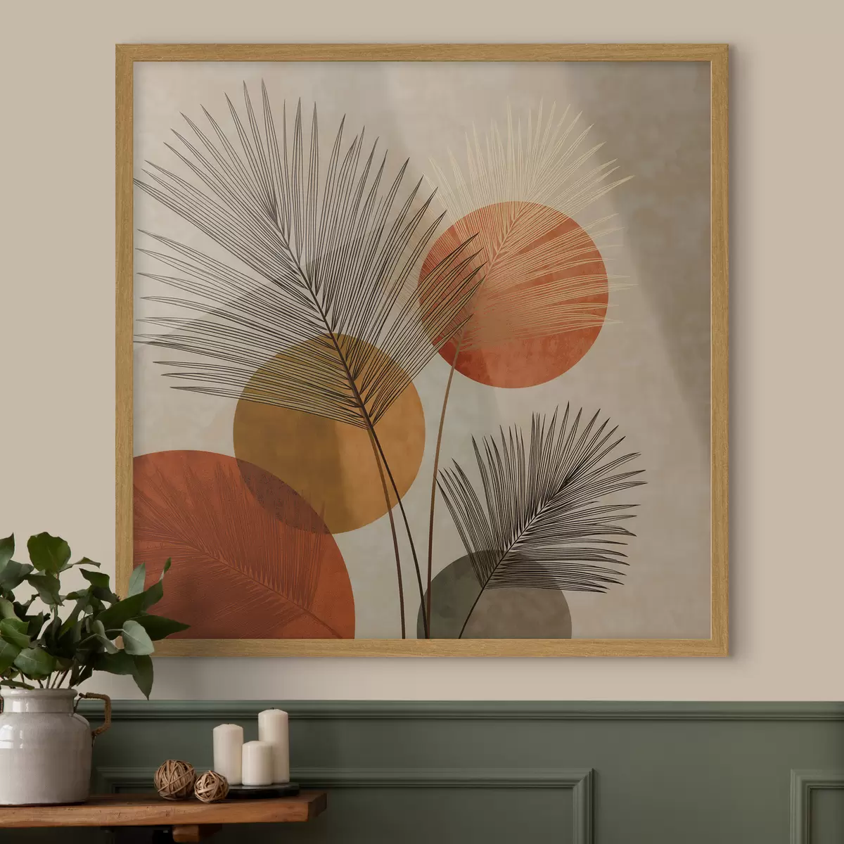 Poster Palmes et charme f48557