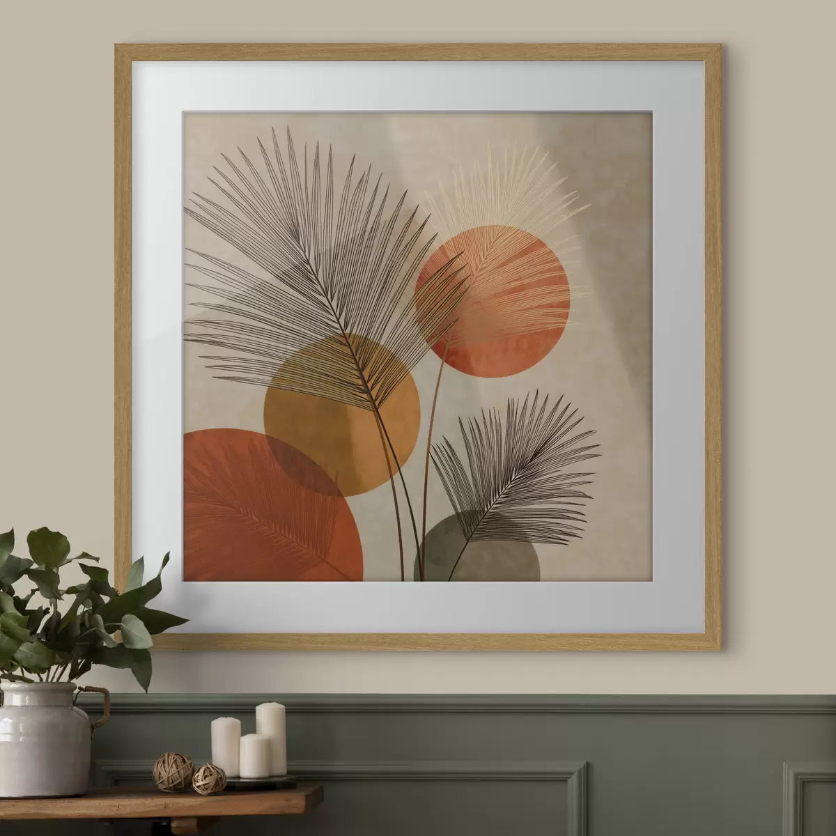 Poster Palmes et charme f48557