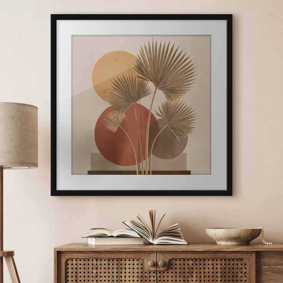 Poster Palmes et force f48558