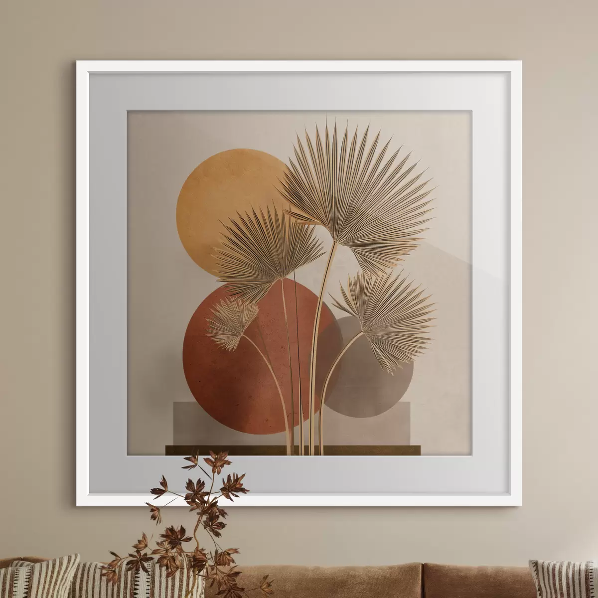 Poster Palmes et force f48558