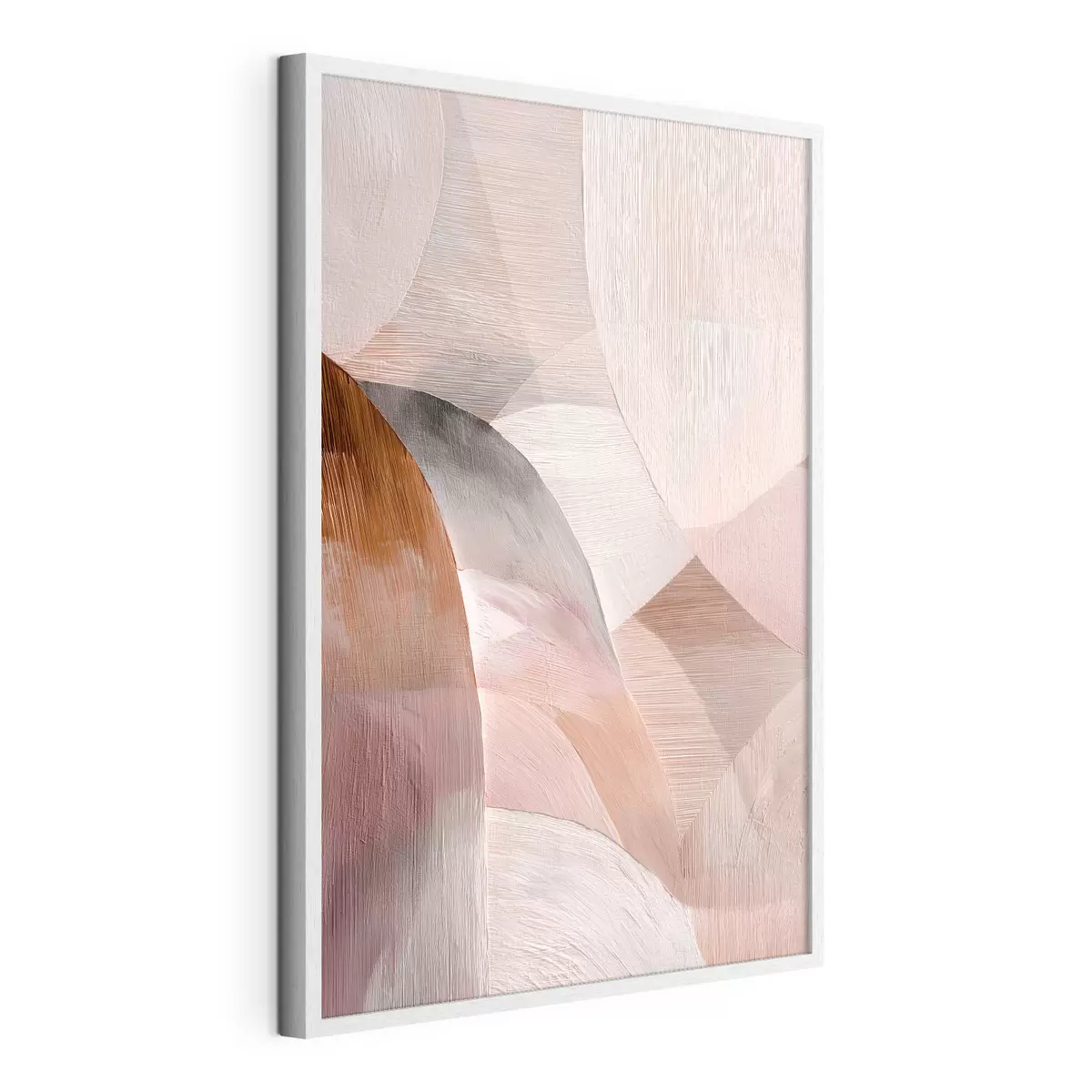 Poster Pause couleur pêche f48189