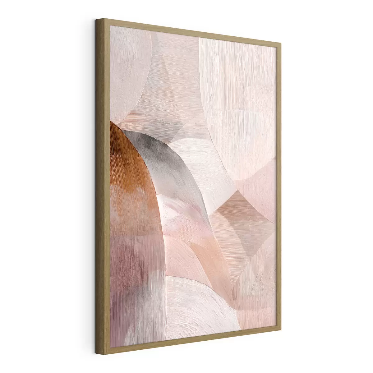 Poster Pause couleur pêche f48189