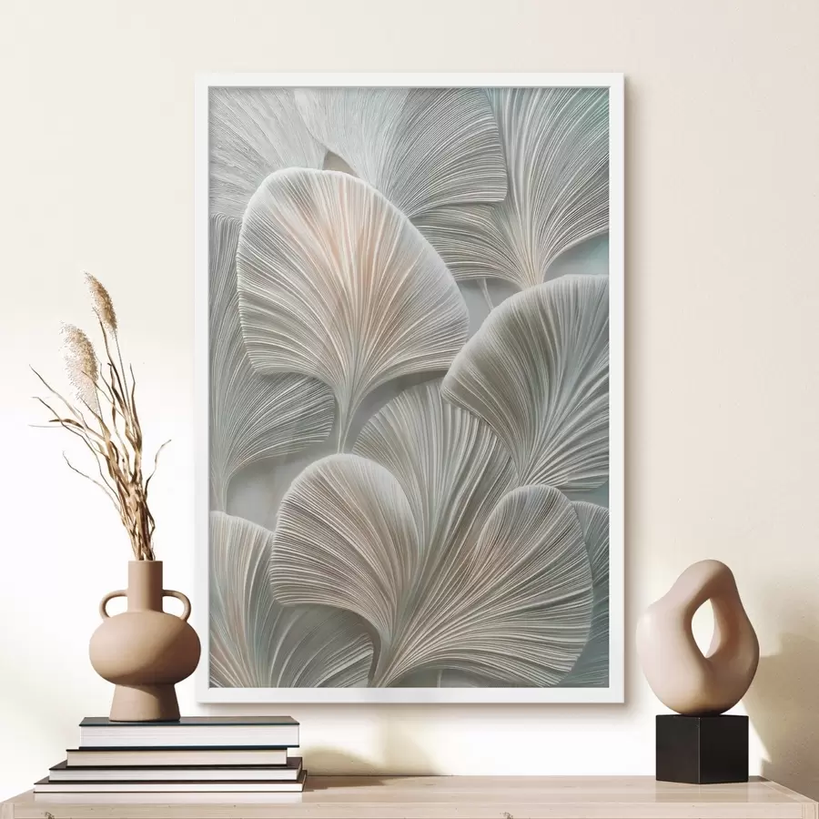Papier peint Feuilles et étreinte f48210