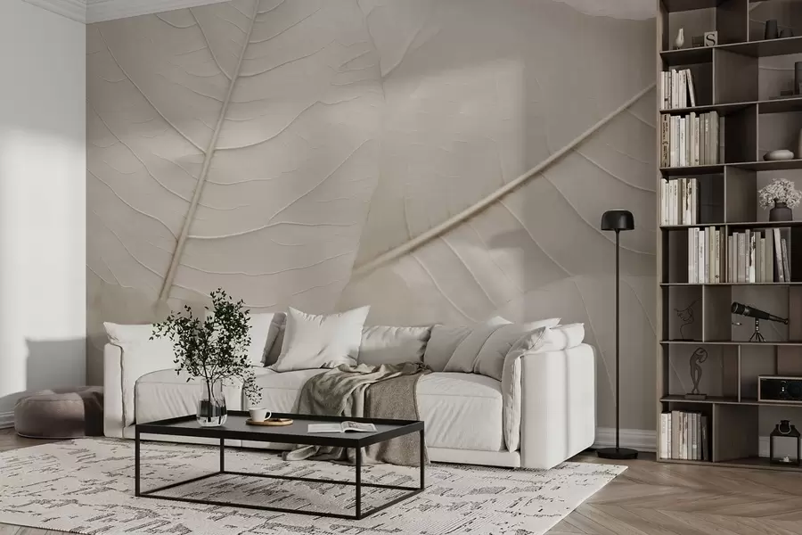 Papier peint Feuille élégante w05328